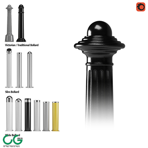 Bollard set